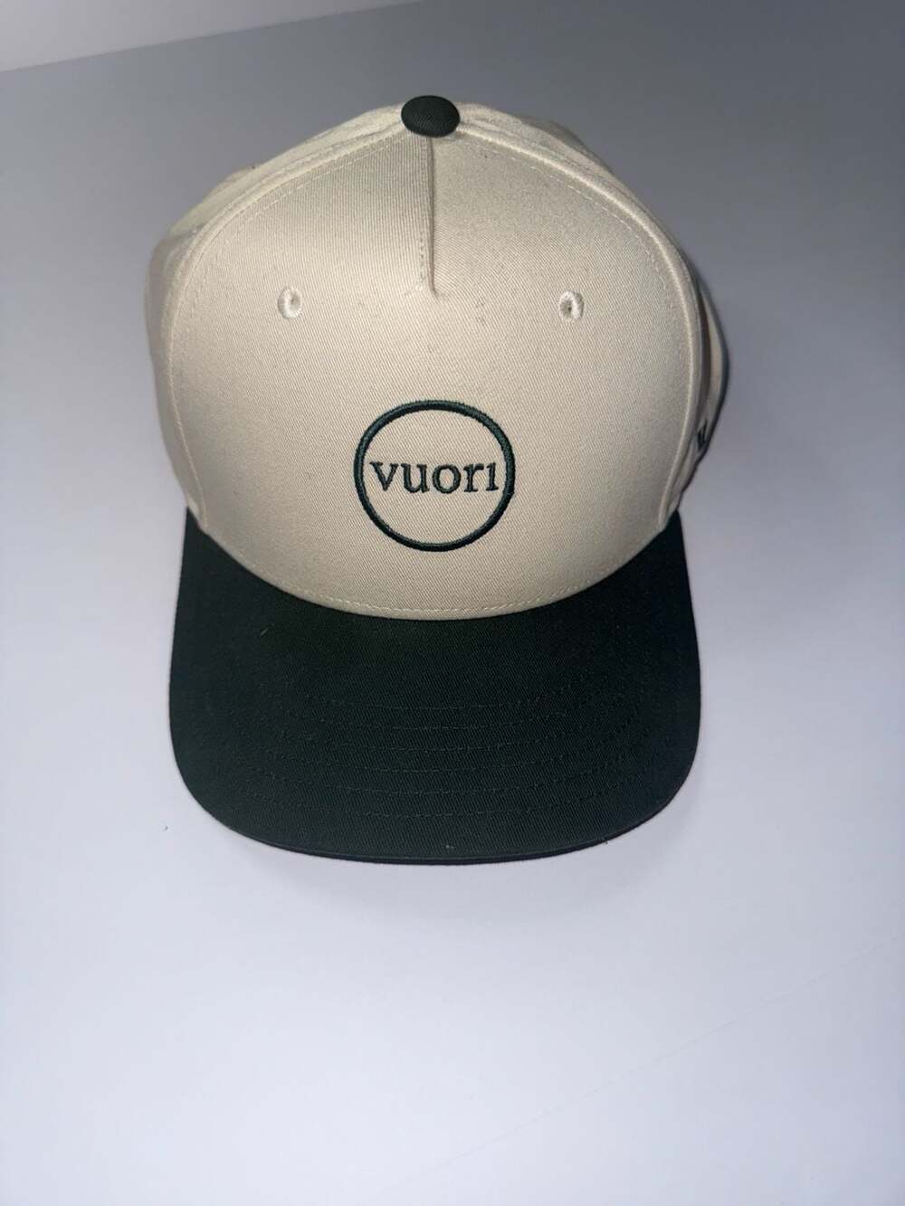 Vuori Hermosa Two Tone Snapback Hat Cream Black